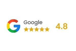 Google rating 4.8 out of 5